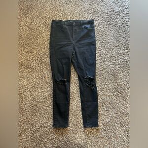 American Eagle black skinny jeans